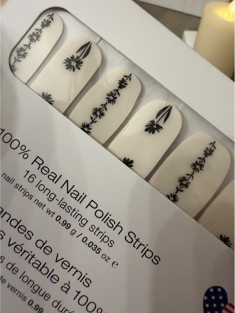 Nail Polish Strips - 16 Long Lasting Strips